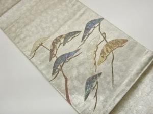 金彩螺鈿松模様袋帯